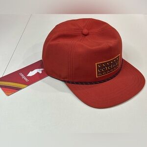 Cotopaxi Steps to the Sun Heritage Rope Hat Magma Red Cap NWT Adjustable Strap